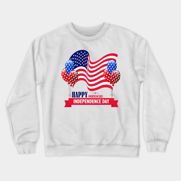 Independence Day Crewneck Sweatshirt by Lin-Eve